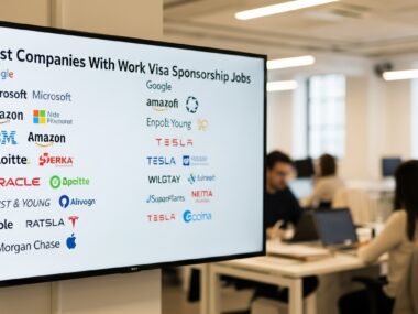 Best Companies With Work visa sponsorship jobs