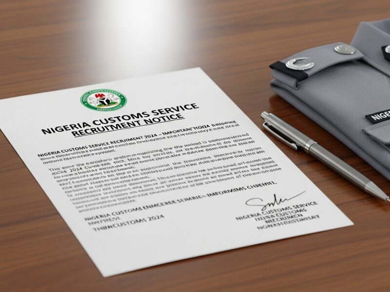 Nigeria Customs Service Recruitment
